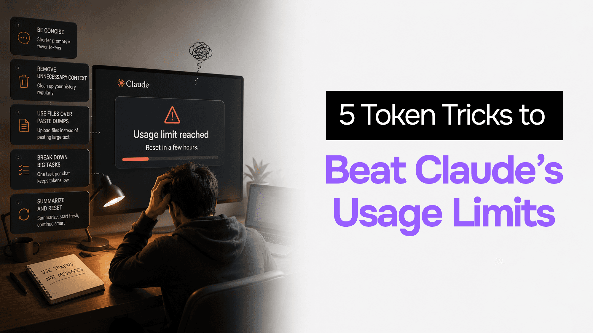 Why You Keep Hitting Claude's Usage Limits (And 5 Token Tricks That Actually Fix It)