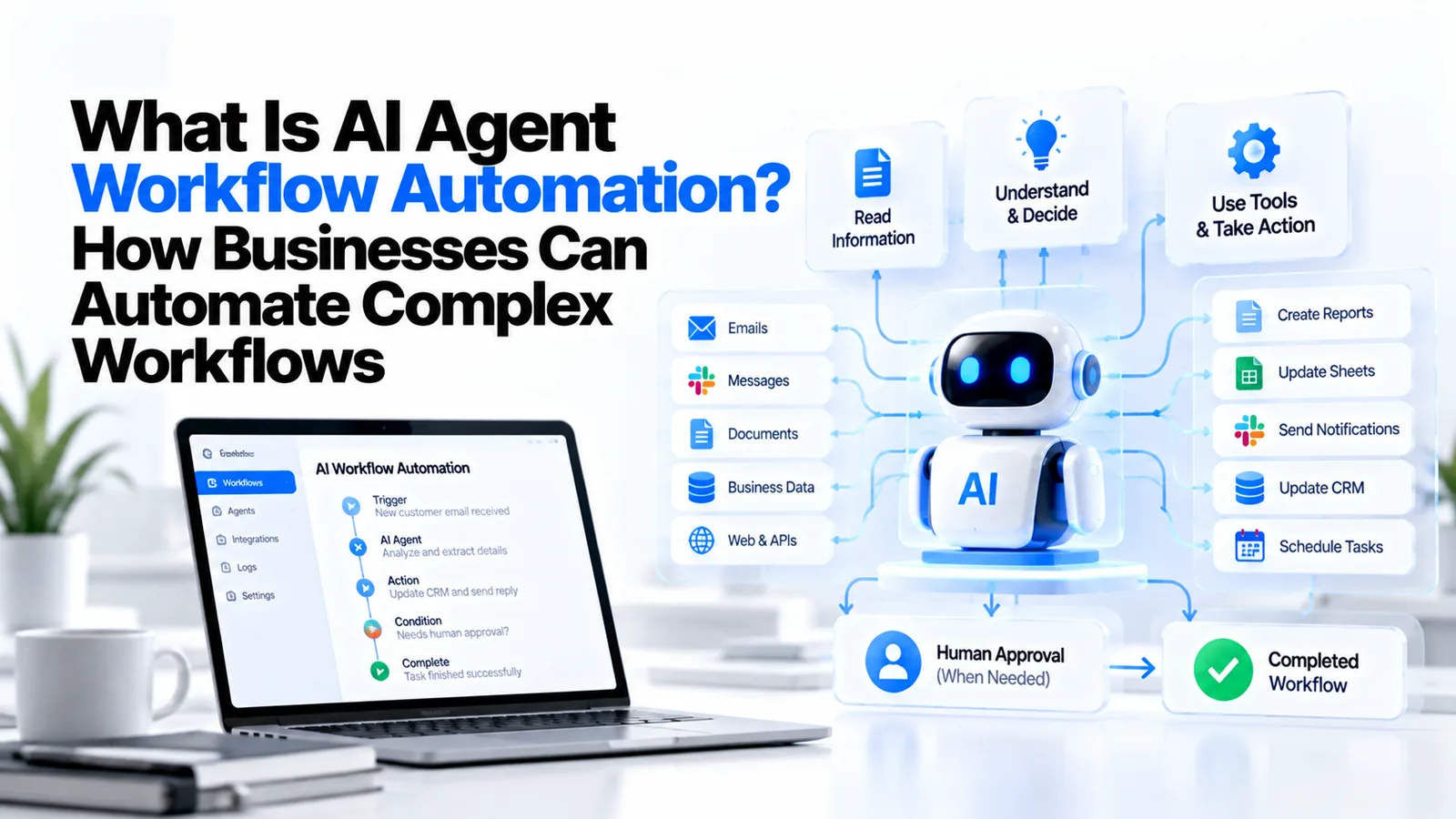 What Is AI Agent Workflow Automation? How Businesses Can Automate Complex Workflows